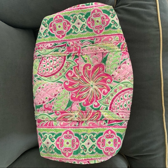 Vera Bradley “Pinwheel Pink” Small Duffel Bag - Picture 3 of 7